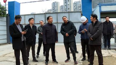付宇调研督办民生实事项目建设工作