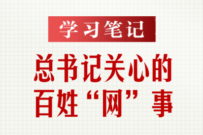 学习笔记丨总书记关心的百姓“网”事