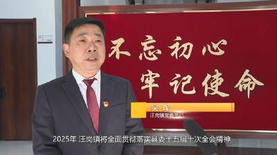 【视频】【贯彻县委十五届十次全会精神访谈 】专访汪岗镇党委书记  吴晖