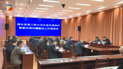 【视频】浠水县召开第三轮中央生态环境保护督察反馈问题整改工作推进会