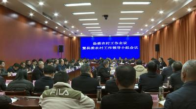 【视频】浠水县委农村工作暨县委农村工作领导小组会议召开