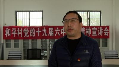 宜城市纪检监察干部到帮扶村宣讲“十九届六中全会精神”