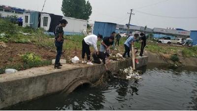 宋玉社区：疏通沟渠促排水 为民服务解难题