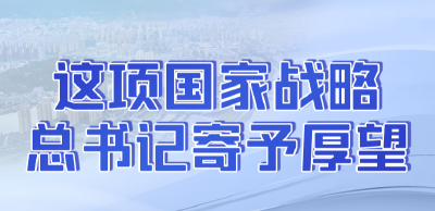 联播+｜这项国家战略 总书记寄予厚望