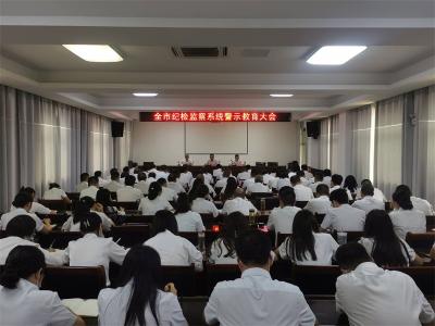 宜城市纪委监委召开全市纪检监察系统警示教育大会