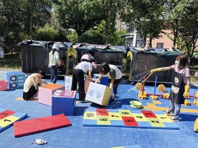 宜城市实验幼儿园：清洁卫生净校园 整洁安全迎开学