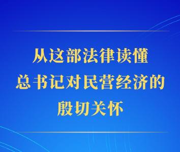 第一观察｜从这部法律读懂总书记对民营经济的殷切关怀