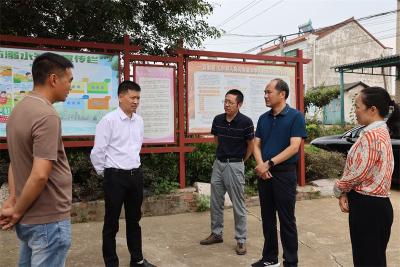 宜城市领导调研防溺水、群腐整治、防汛工作