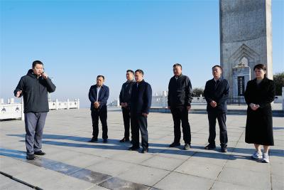 湖北省退役军人事务厅到宜城调研烈士纪念设施管护与优抚对象服务保障工作