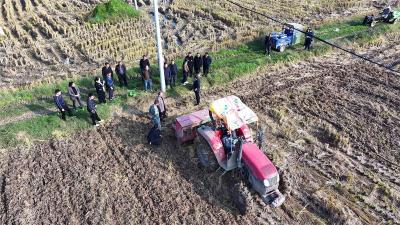 宜城：科技赋能冬小麦 播种进度超六成