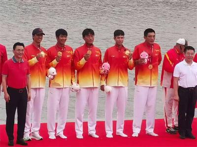 宜城籍运动员李文雷勇夺全运会赛艇金牌