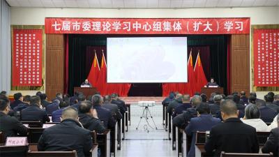 宜城市委理论学习中心组开展集体（扩大）学习