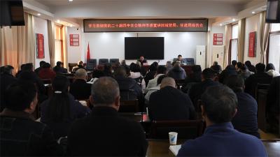 【深入学习贯彻党的二十届四中全会精神】宜城市城管局、市住建局联合开展 学习贯彻党的二十届四中全会精神报告会