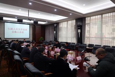 【云视听】宜城市七届人大五次会议召开各代表团召集人会议