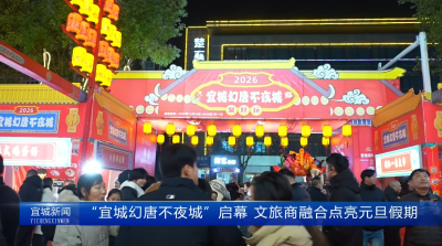 【云视听】“宜城幻唐不夜城”启幕 文旅商融合点亮元旦假期 