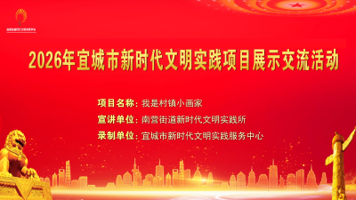 2026年宜城市新时代文明实践项目展示交流活动之三——《我是村镇小画》