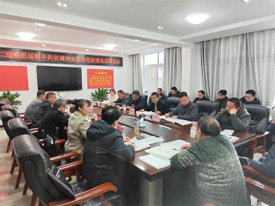  宜城市委第二巡察组向市文旅局党组反馈巡察情况