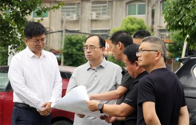武义泉调研城区内涝治理、高铁片区污水管网建设和夏收工作 