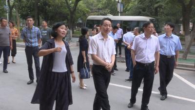 全省县级文明城市拉练活动走进我市