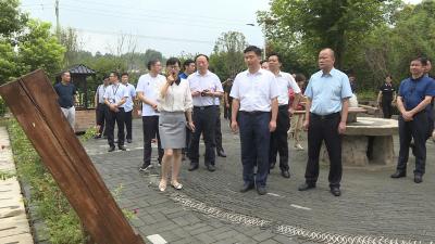 襄城区党政考察团来我市考察学习美丽乡村建设
