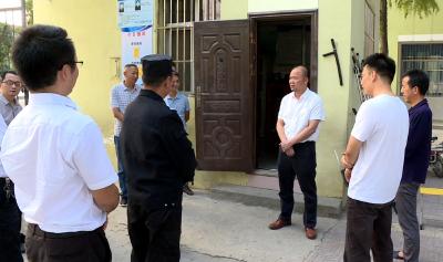 张学林调研基层党组织软弱涣散等问题专项整治工作