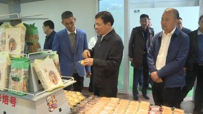 襄阳市领导来我市调研农产品加工业发展情况