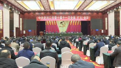  中共老河口市委十届十一次全体(扩大)会议召开