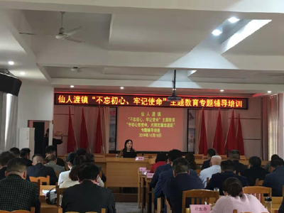 市委党校讲师在仙人渡镇作专题讲座