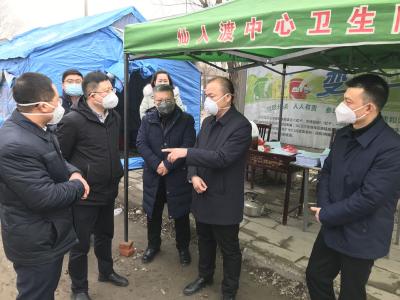 张学林检查疫情防控工作