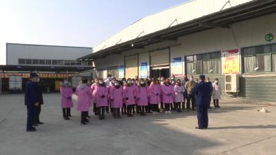 市消防大队积极服务疫情防控物资生产企业