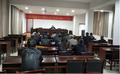 市委党校讲师为张集村党支部作专题党课