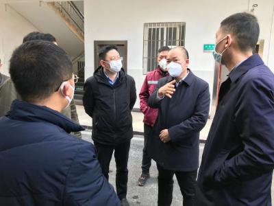 张学林检查督办疫情​防控工作