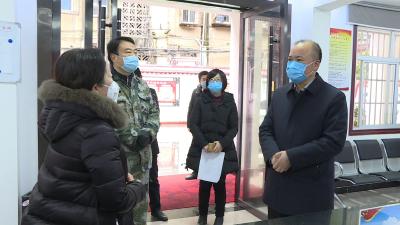 张学林到赞阳办检查督导疫情防控工作