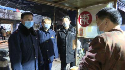 加强疫情期间市场巡查 筑牢后勤保障防线