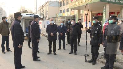 张学林检查疫情防控隔离救治工作
