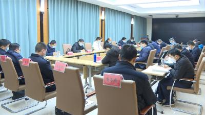 市委常委会（扩大）会议传达上级疫情防控精神