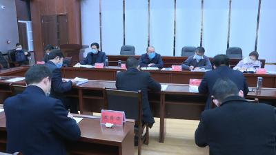 市疫情防控指挥部召开调度会