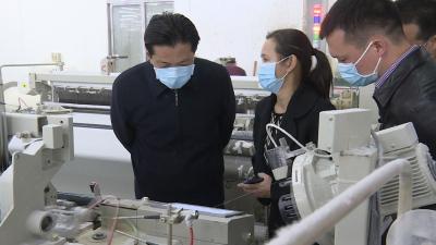 王燮耀调研工业企业复工复产工作