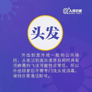 出门后回家，身上哪里最需要清洁消毒？