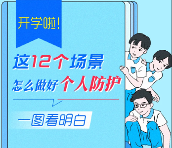 开学啦！这12个场景怎么做好个人防护？一图看明白