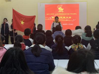 市第八小学酂阳路校区召开少代会