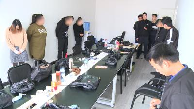 老河口警方捣毁一电信诈骗窝点