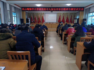 洪山嘴开展十九届五中全会精神宣讲