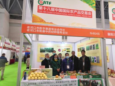 我市农林产品获中国国际农产品交易会好评
