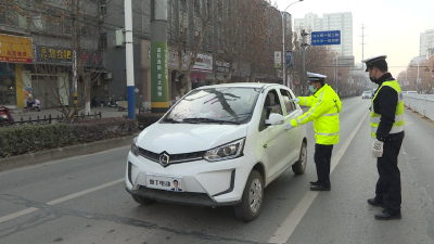 市交警大队：持续开展电动三轮车四轮车专项整治