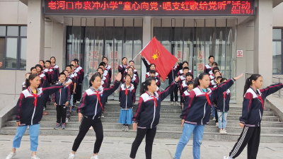 【学党史悟思想 办实事开新局】袁冲小学:小手拉大手党史学习一起走