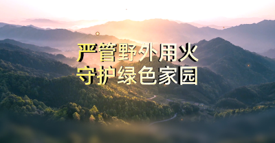 严管野外用火  守护绿色家园
