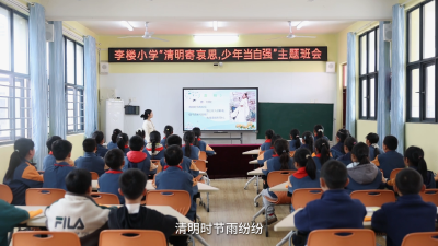 清明寄哀思 少年当自强