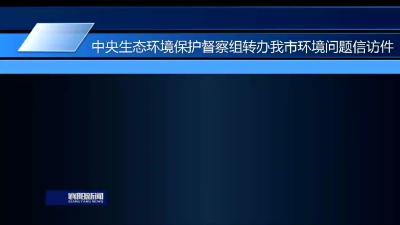 
【V视】中央生态环境保护督察组转办我市环境问题信访件44件