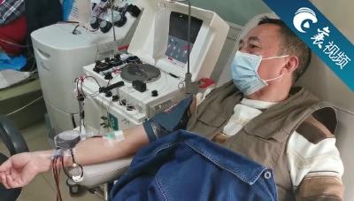 【襄视频】六旬老人生日当天最后一次献血